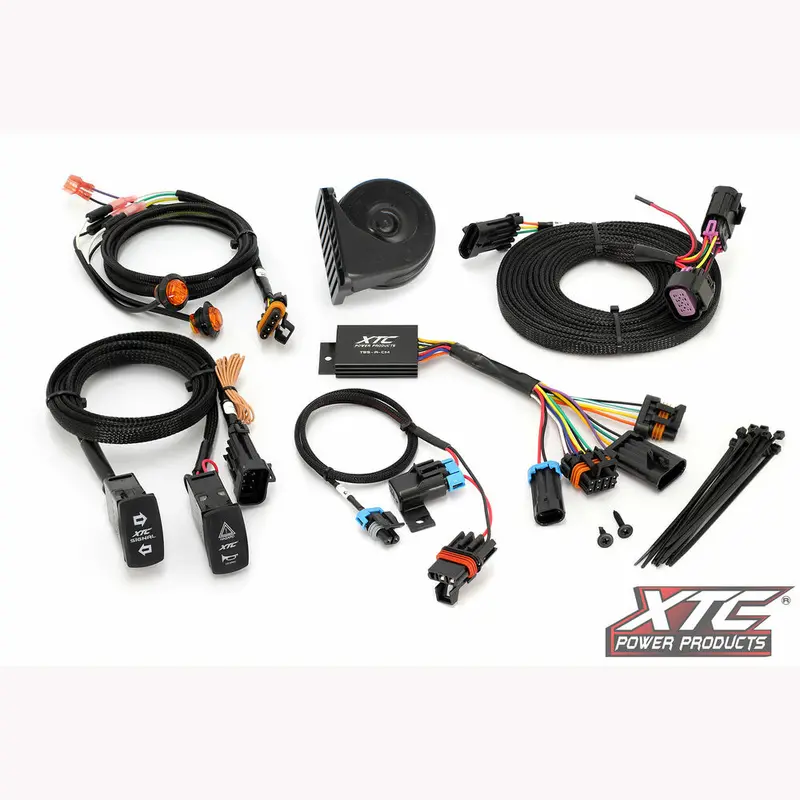 Xtc Self-Canceling Turn Signal Kit – Polished Aluminum Motorcycle Upgrade 1