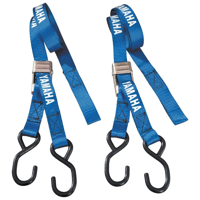 Yamaha 6-Foot Cam Buckle Tie-Down Straps – Blue Industrial-Grade Load Securing Straps (Part #Acc-0Ss58-40-28) 1
