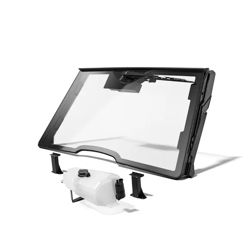 Yamaha Wolverine Glass Windshield With Integrated Wiper & Washer 1