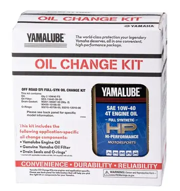 Yamalube 10W-40 Full-Synthetic Oil Change Kit – Designed For Yamaha Yz250F & Yz450F Dirt Bikes (Kit #Lub-Offcg-Kt-15) 1