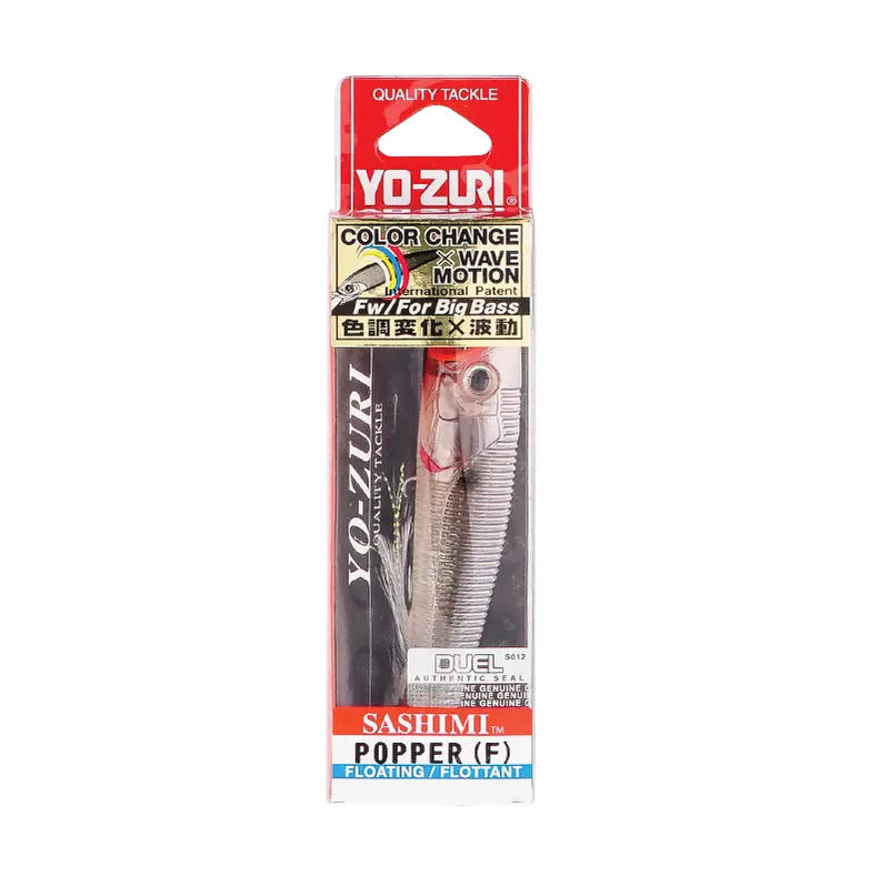 Yozuri R1071 Sashimi Popper Surface Fishing Lure 1