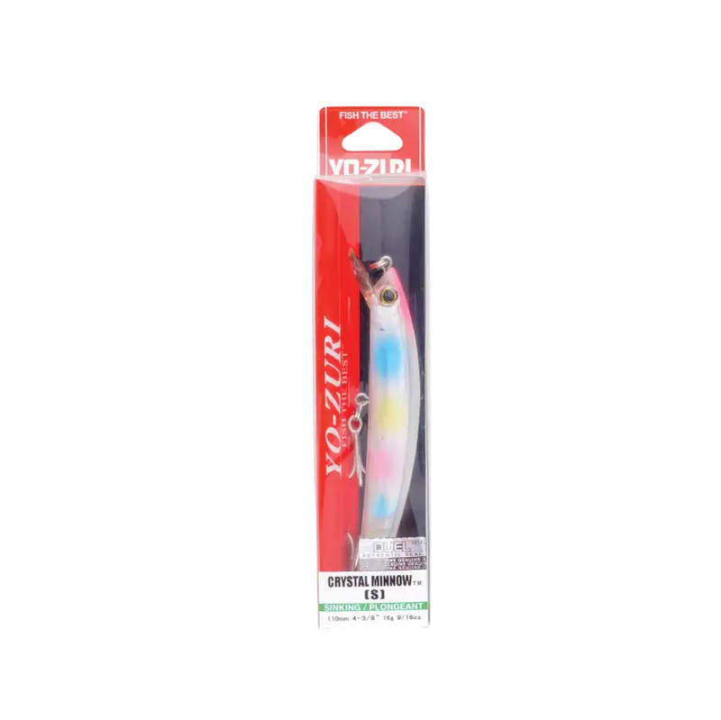 Yozuri R1129 Crystal Minnow (S) – Subtle Action Suspended Minnow Series 1