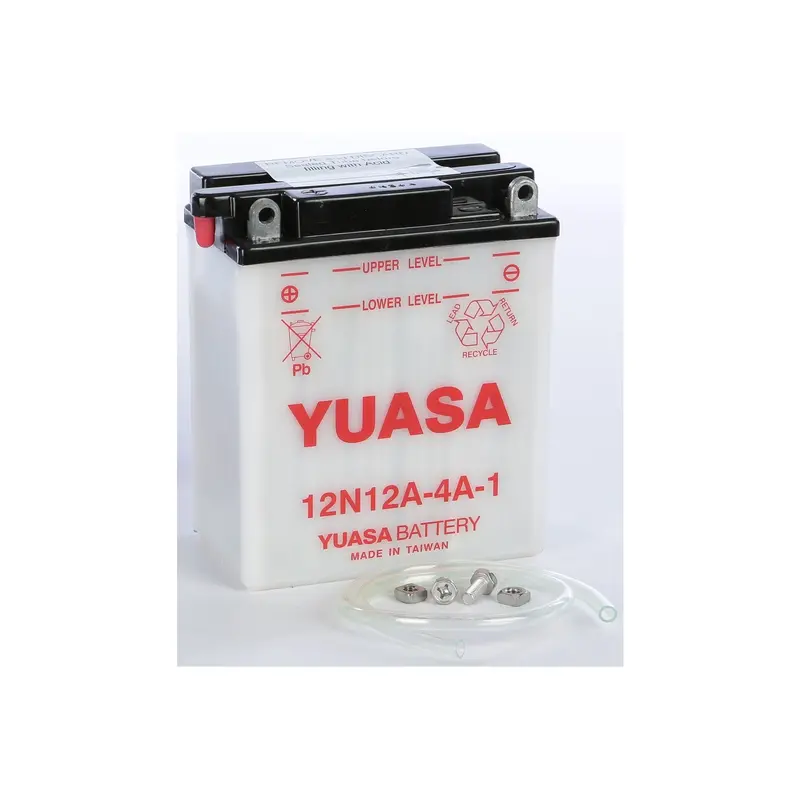 Yuasa 12N12A-4A-1 Conventional Motorcycle Battery – 12V, Maintenance-Free – Model 49-1763 1