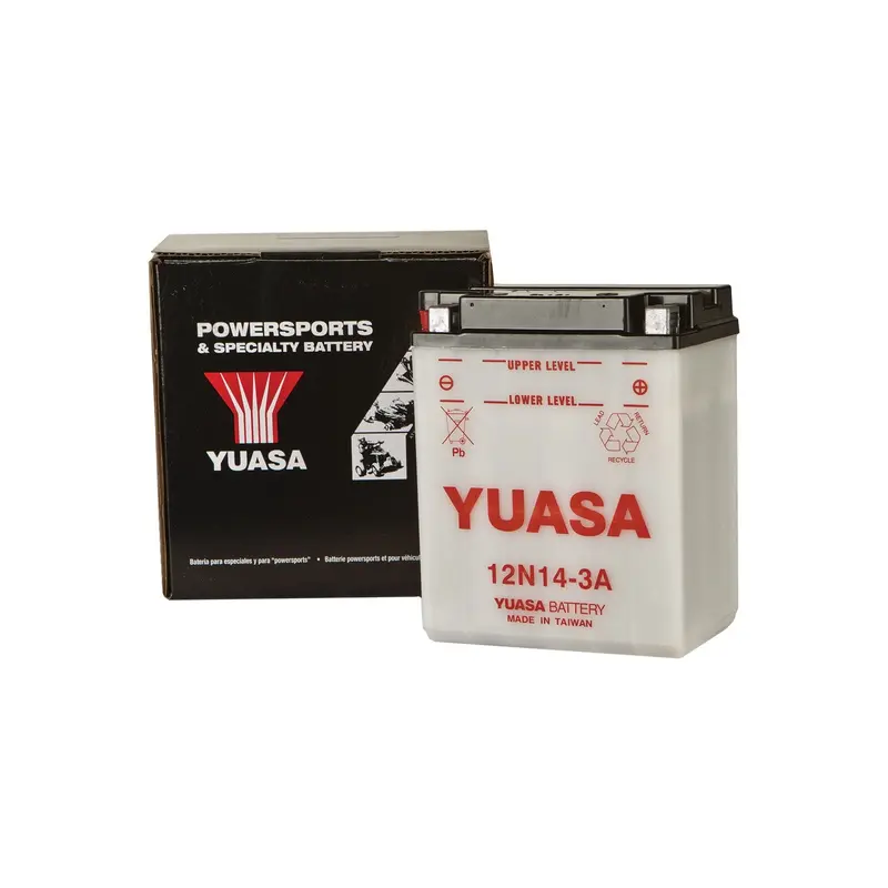 Yuasa 12N14-3A Standard 12V Powersport Battery 1