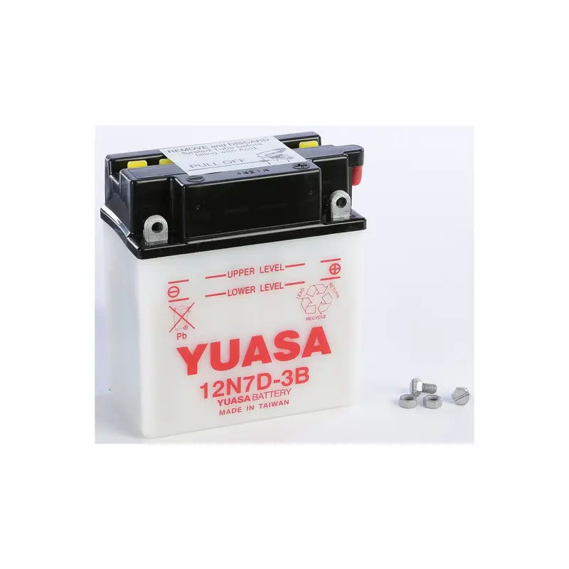 Yuasa 12N7D-3B 12V Motorcycle Battery With Enhanced Discharge Resistance 1