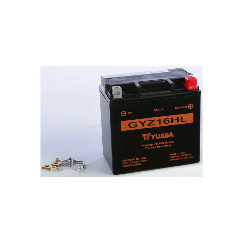 Yuasa Gyz16Hl High-Capacity Sealed Agm Battery – Factory Charged, Maintenance-Free 1