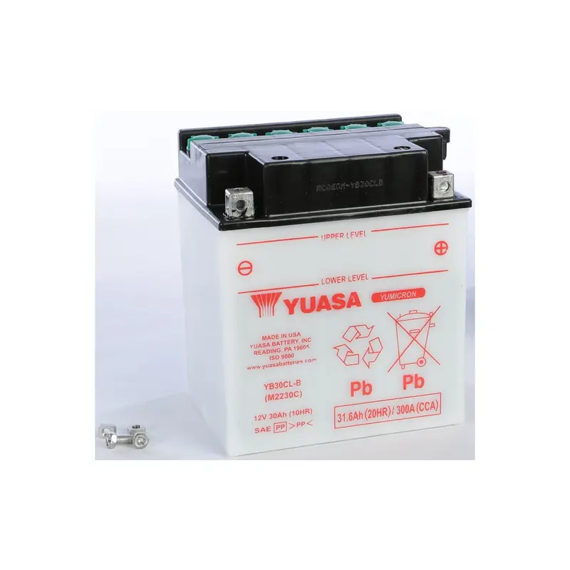 Yuasa Yb30Cl-B Conventional Lead-Acid Battery – 12V, Reliable Oem Replacement, 49-1898 1
