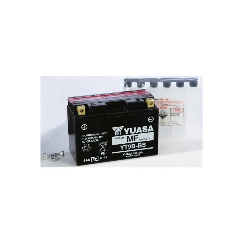 Yuasa Yt9B-Bs Agm Powersport Battery – Maintenance-Free, Optimized For Dual-Sport Bikes 1