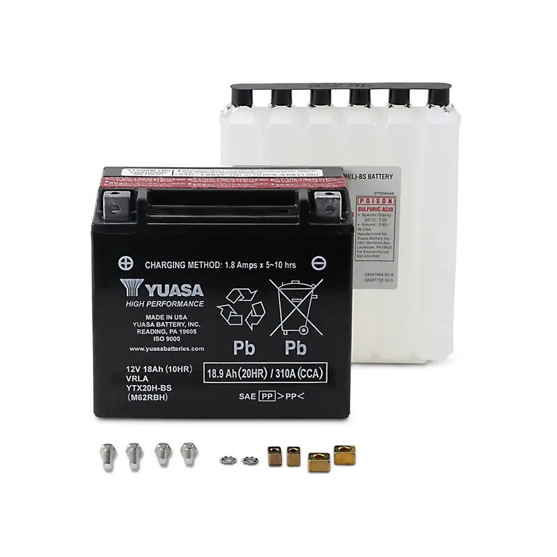Yuasa Ytx20H-Bs Agm Battery – 9.3 Ah, Optimized For Scooters & Atvs 1