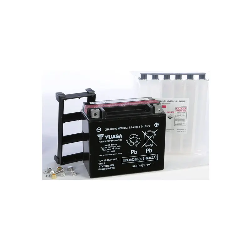 Yuasa Ytx20Hl-Bs-Pw Maintenance-Free Agm Battery – 49-1974 1