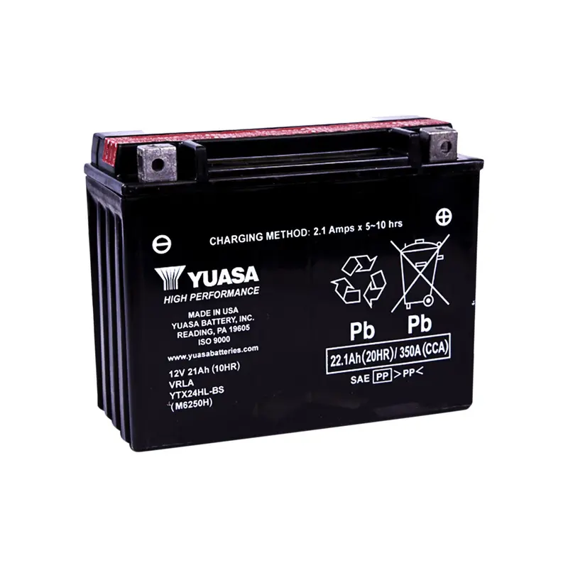 Yuasa Ytx24Hl-Bs High-Performance Agm Battery – 1.08 L, 24 Ah, Enhanced Cold Cranking 1