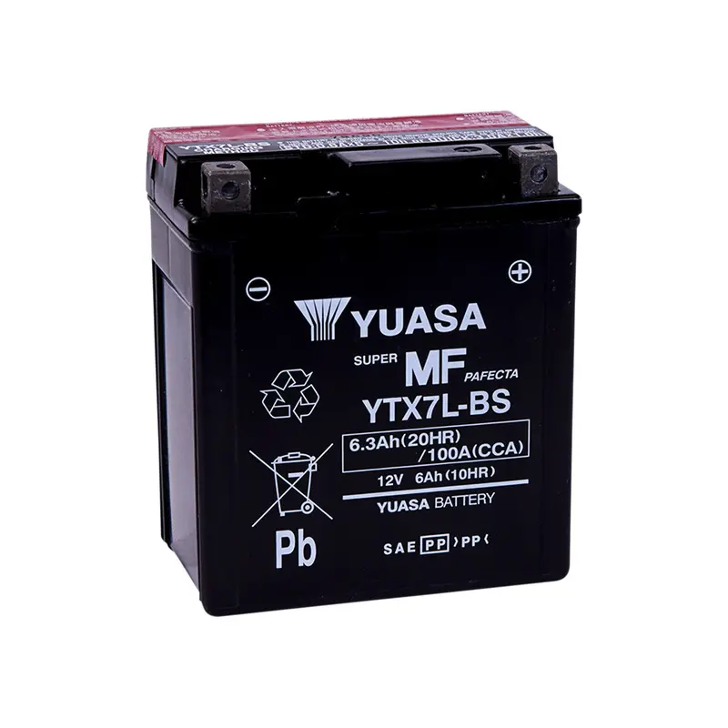Yuasa Ytx7L-Bs Agm Motorcycle Battery – 33 Ah, Maintenance-Free 1