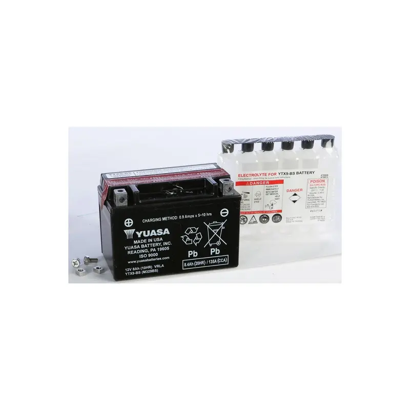 Yuasa Ytx9-Bs Lightweight Agm Battery – Maintenance-Free, Perfect For Small Motorcycles 1