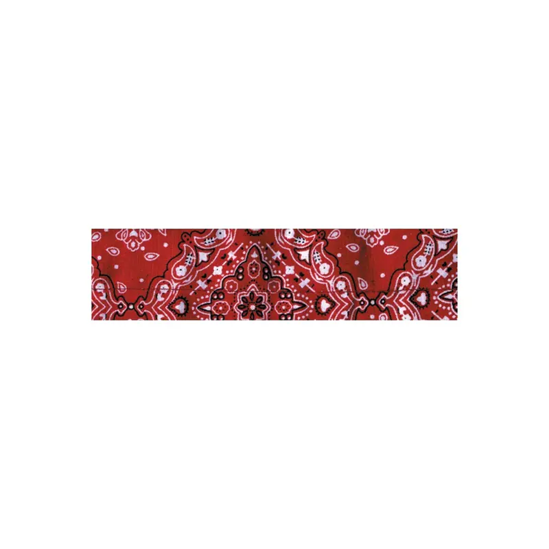 Zan Cooldanna Bandana – Red Paisley Print 1