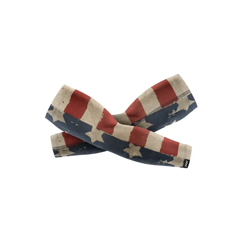 Zan Sportflex Compression Arm Sleeve – Patriotic Design, Large Size (26-5162L) 1