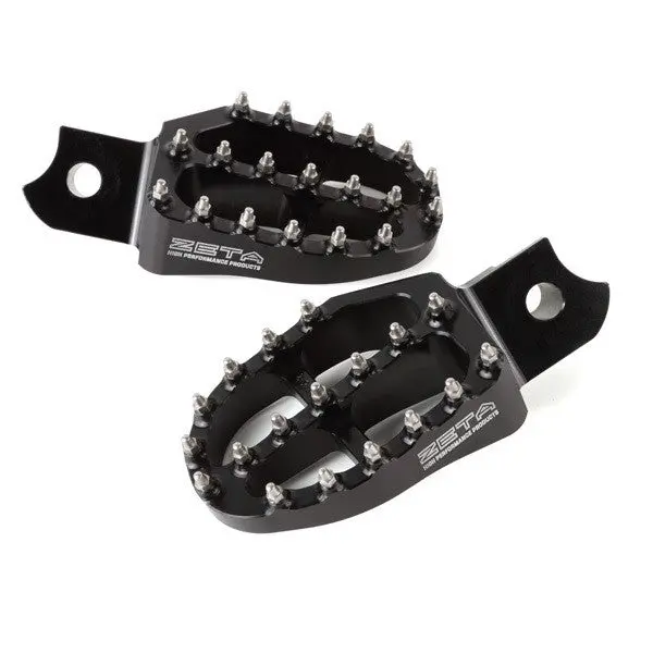 Zeta Black Anodized Aluminum Footpegs For Yamaha – Model 634-3204Bk 1