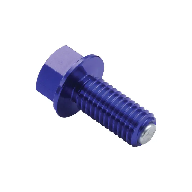 Zeta Magnetic Drain Plug – Blue-Anodized Oil Change Tool With Strong Magnet (Model 634-8200B) 1